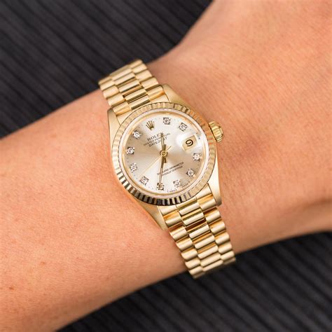 kleine rolex dames|Rolex gold watches for women.